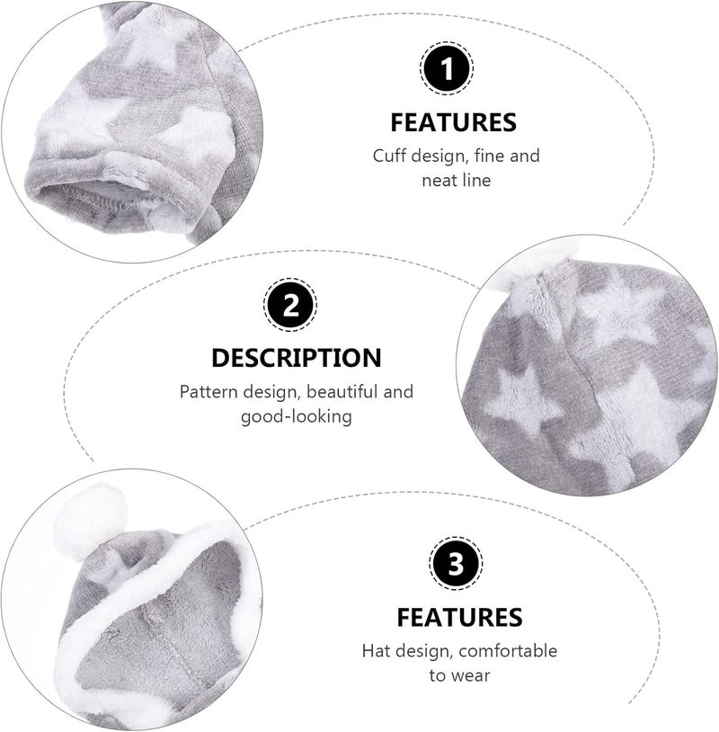 klarako 1pc pet Pajamas Dog Pajamas Fleece Xmas pet Outfit pet Warm Coat Windproof pet Outfit pet Coat Puppy Bunny Costume Winter Pet Clothes Four-Legged Clothing Comfortable Coral Fleece - Image 2