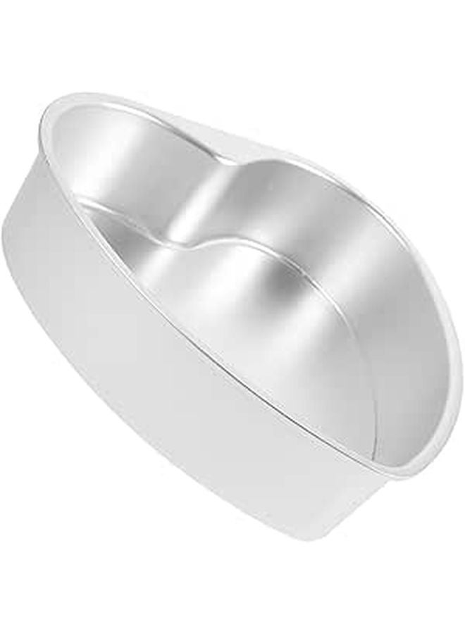 6 Inch Heart Shape Cake Mold With Removable Base Non Stick Metal Baking Pan - Image 1