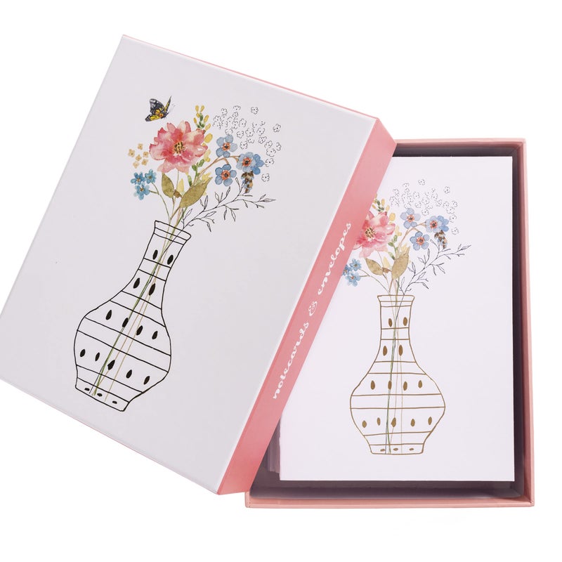 Graphique Blooming Vases Greeting Cards | 20 Pack | All Occasion Blank Note Cards with Envelopes | 4 Assorted Floral Bouquets | Boxed Set for Personalized Notes | 4.25" x 6" - Image 4