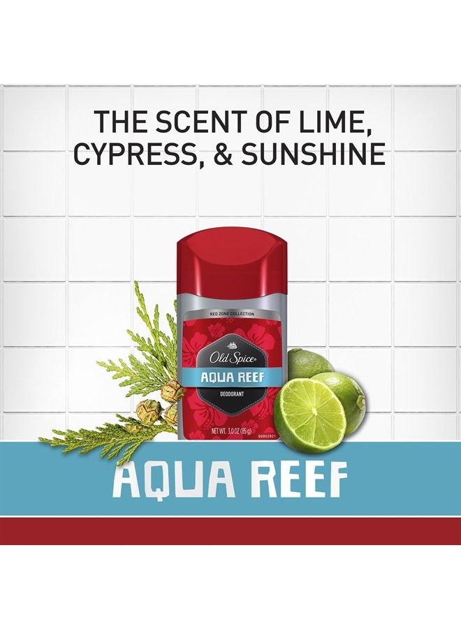 Old Spice Deodorant Aqua Reef Size 3 oz. (Pack of 6) - Image 2
