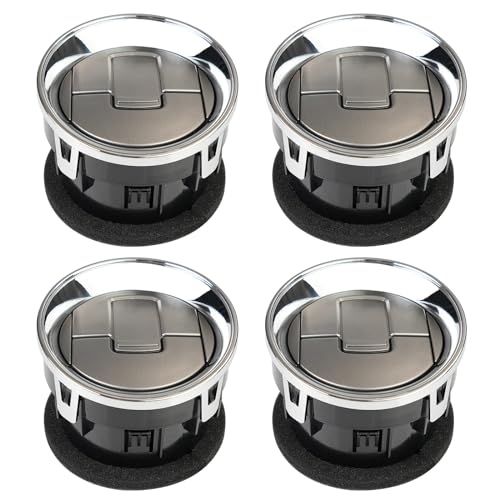 BHB 4PCS Dashboard AC Heater Air Vent Chrome Front Interior Louvres Compatible with Ford F150 Lobo 2009-2014 Replacment for OE 9L3Z-19893-CA - Image 1