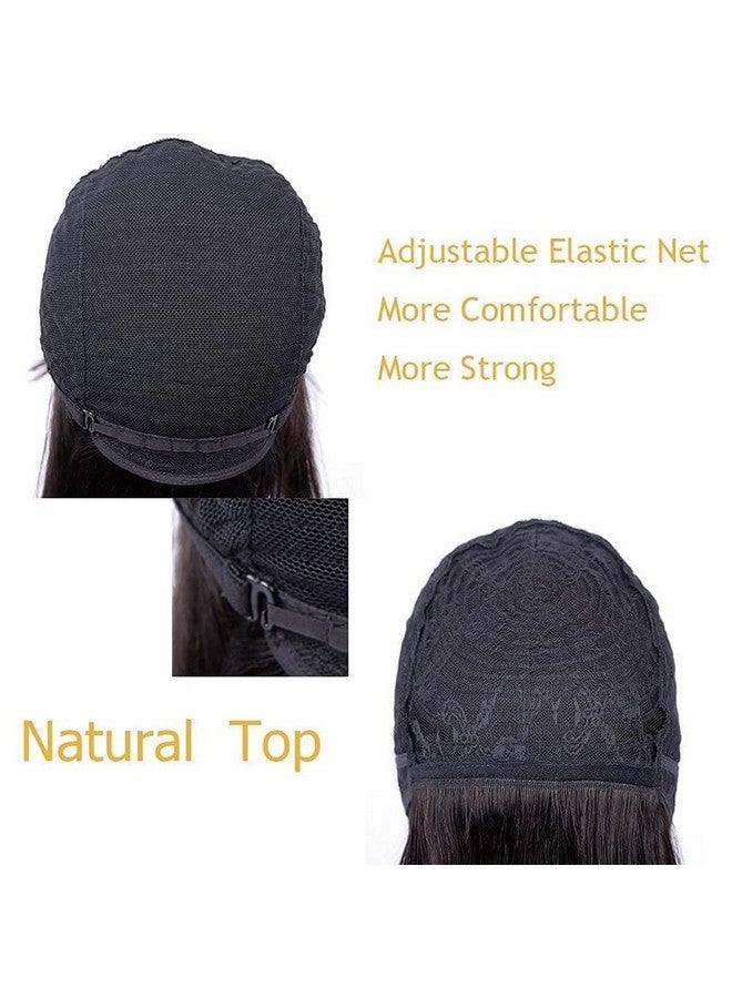 CHRONEX 24"Long Straight Natural Brown Full Head Wigs for Women Synthetic Wig - Image 4