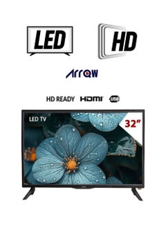 آركيو تلفزيون LED قياسي عالي الدقة مقاس 32 بوصة مع فتحتين USB وفتحتين HDMI، موفر للطاقة | RO-32LSH  - Image 1