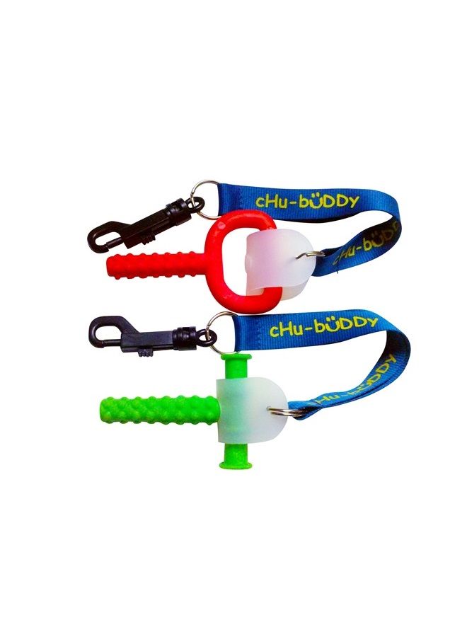 CHU-BUDDY chubuddy Chewy Holders Set of 2-2 Navy Sublimated Tether-Bracelets and 2 Natural Straps  - Image 5