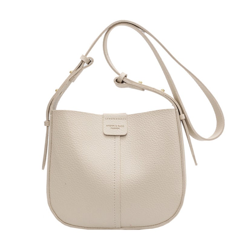 Bucket Bags with Small Purse Fashion Versatile Shoulder Bag for Women Girl Solid Color Crossbody Bag Large Capacity - Image 1