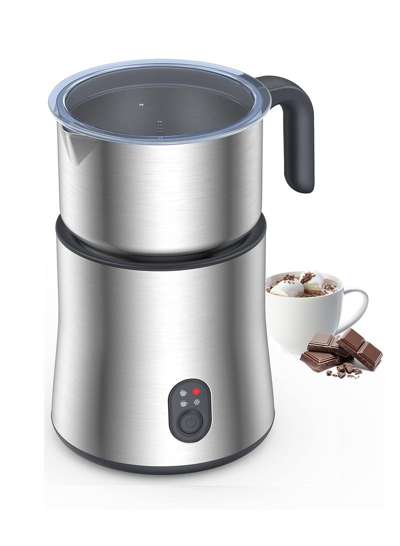 KASTWAVE Detachable 4-in-1 Milk Frother and Steamer, Electric Milk Frother, 500ml Hot Chocolate Maker and Electric Milk Heater with Hot & Cold Foam, Dishwasher Safe, for Coffee, Lattes, Cappuccino, Matcha - Image 1