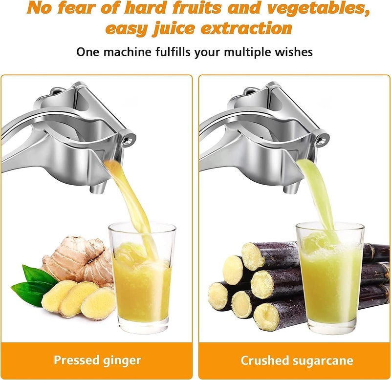 BloomiX Hand Press Juicer Machine Aluminium Manual Fruit Squeezer Heavy Duty Multipurpose Juicer for Oranges Lemons and Other Fruits Durable Easy to Use - Image 4