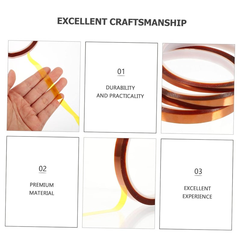 PartyKindom 15 لفة شريط عازل كهربائي بألوان متنوعة 9.5X9.5X1 سم لاصق حراري متعدد الاستخدامات - Image 5