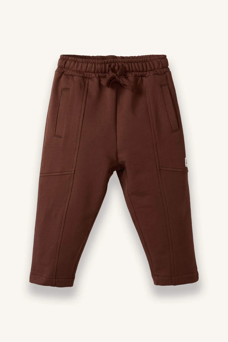 ديفاكتو Baby Boy Wide Leg Printed Sweatshirt Fabric Sweatpants