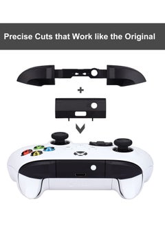 Anmi RB LB Bumpers Shoulder Trigger Buttons Top Middle Bracket Controller Replacement for Xbox Series X/S (2 Black)  - Image 3