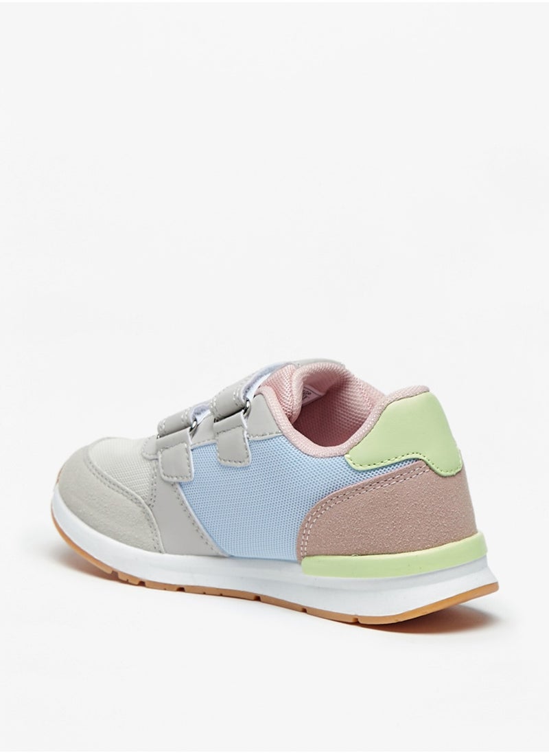Flora Bella By Shoexpress - Girls Colourblock Casual Sneakers With Hook And Loop Closure By Shoexpress - Image 1