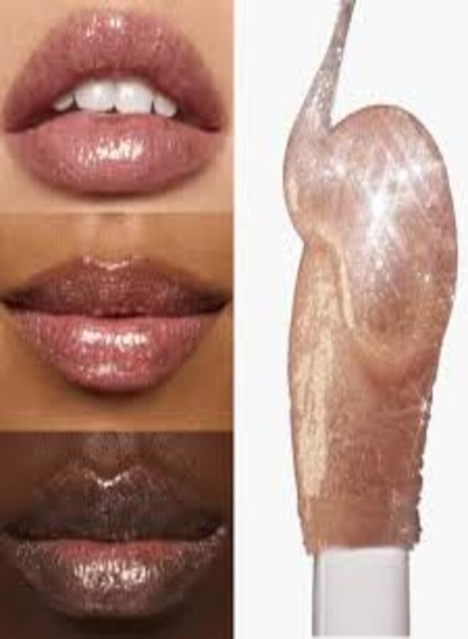 elf e.l.f. Glow Reviver Lip Oil – Crystal Baller (Clear High-Shine Glossy Tint) Hydrating Nourishing Lip Oil with Squalane & Fruit Oils – 7.6 ml - Image 2