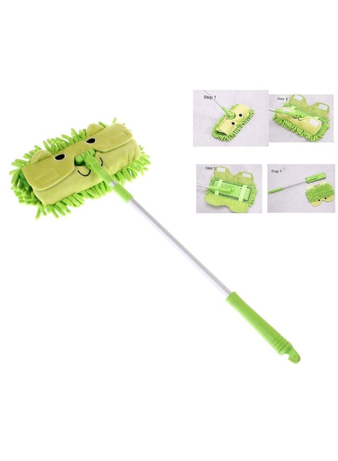 Xifando Kid's Housekeeping Cleaning Tools Set-5pcs,Include Mop,Broom,Dust-pan,Brush,Towel - Image 1
