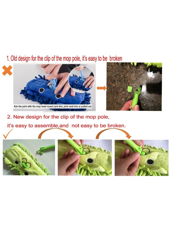 Xifando Kid's Housekeeping Cleaning Tools Set-5pcs,Include Mop,Broom,Dust-pan,Brush,Towel - Image 5