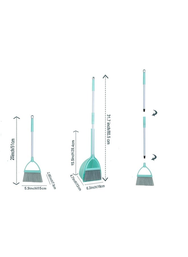 Xifando Kid's Housekeeping Cleaning Tools Set-5pcs,Include Mop,Broom,Dust-pan,Brush,Towel - Image 3
