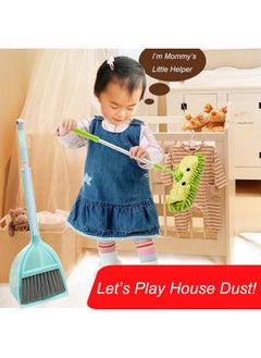 Xifando Kid's Housekeeping Cleaning Tools Set-5pcs,Include Mop,Broom,Dust-pan,Brush,Towel  - Image 4