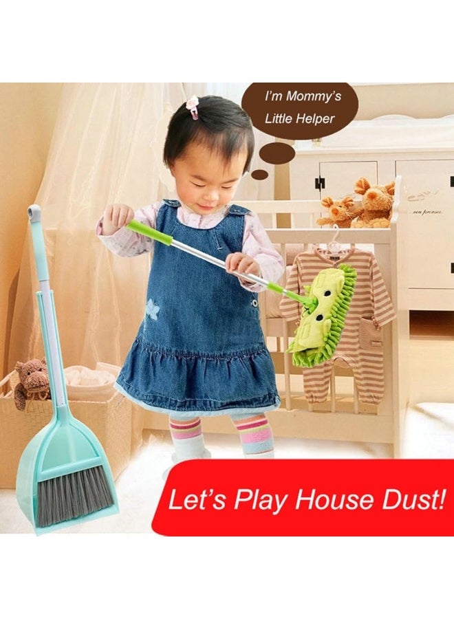 Xifando Kid's Housekeeping Cleaning Tools Set-5pcs,Include Mop,Broom,Dust-pan,Brush,Towel - Image 4