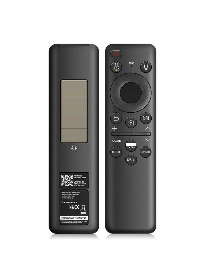 جهاز تحكم عن بعد صوتي شمسي سامسونج BN59-01432A لتلفزيونات Neo QLED 8K HDR الذكية، موديل 2023 - Image 1
