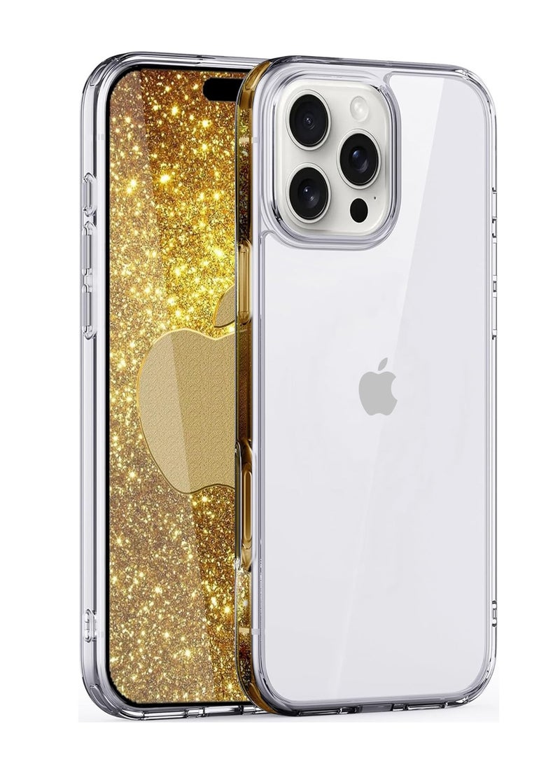 BORTONY iPhone 16 Pro Case 6.3 inch Soft Clear TPU Non-Yellowing iPhone 16 Pro Cover Anti-Scratch Shockproof Protective Case Compatible with iPhone 16 Pro - Image 1