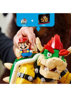 LEGO Super Mario The Mighty Bowser 71411, 3D Model Building Kit, Collectible Posable Character Figure with Battle Platform, Memorabilia Gift Idea for Fans of Super Mario Bros. - pzsku/ZAB3DC1CF6E43C171F2DDZ/45/_/1720358886/4d6e317e-74e9-4fb7-8130-af6a6cfde19d