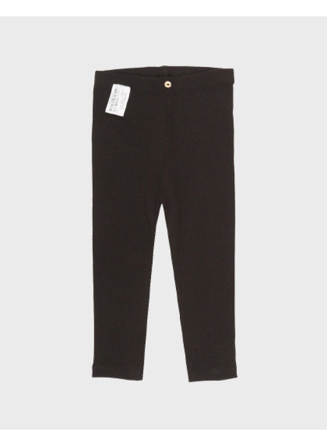 Zara Kids Solid Color Simple Comfortable Versatile Stylish Leggings - Image 1