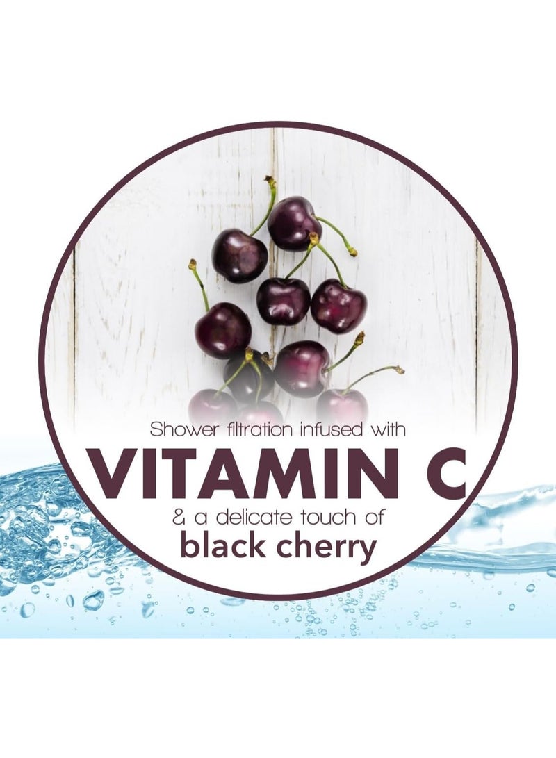 Be-Vita Be-Vita Korean Vitamin Shower Filter - Anti Hair Loss - Prevents Dry Skin - Chlorine Removal - Rust Removal - Relaxing Aromatherapy - Non-Toxic (Black Cherry)  - Image 2
