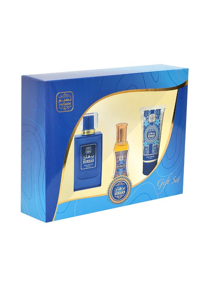 Naseem Perfumes Burhan Gift Set – Unisex Subtle Fragrance Collection, Elegant Eau De Parfum for Men & Women, 3-Piece Set, for Any Occasion - Image 3