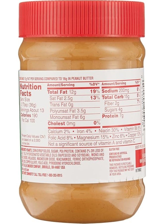 Jif Creamy Reduced Fat Peanut Butter 454g - Image 3