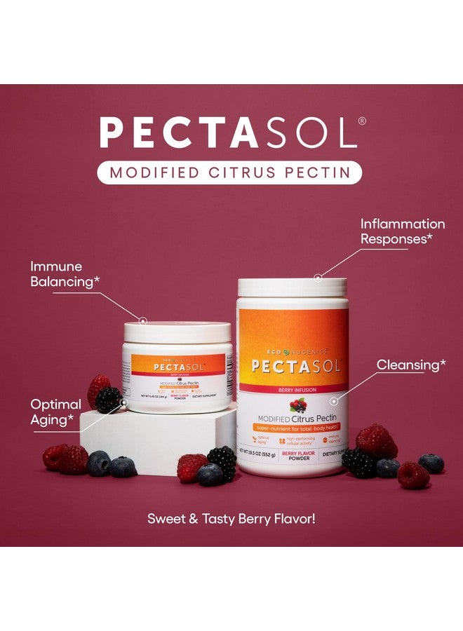 EcoNugenics PectaSol Modified Citrus Pectin - 184g Berry Powder - Total-Body Health Supplement to Support the Heart, Immune System, Inflammation Response & Healthy Aging + Maintain Healthy Galectin-3 Levels - Image 2