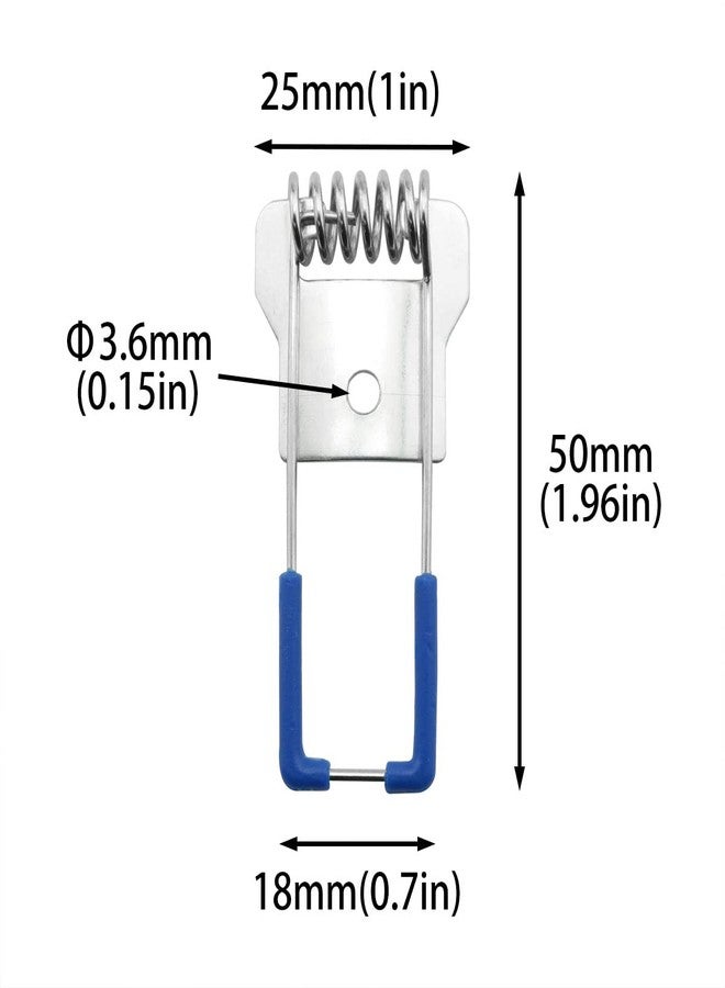 DGHAOP 10pcs Downlight Panel Lamp Spring Clip 18x25mm Light Emitting Diode Recessed Lighting Accessories for Ceiling Lamp - Image 3