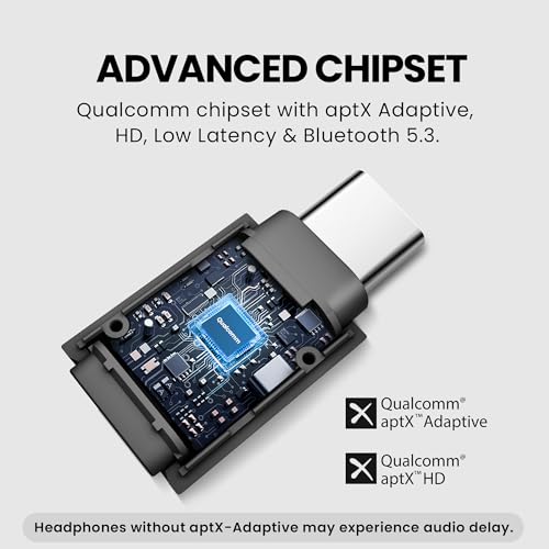 Avantree C81-Gaming (2025 New) - USB C Bluetooth 5.3 Adapter for PS5 & Gaming Consoles with Low Latency & aptX-Adaptive, Wireless Audio Dongle Transmitter for Headphones & Earbuds - Image 5