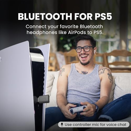 Avantree C81-Gaming (2025 New) - USB C Bluetooth 5.3 Adapter for PS5 & Gaming Consoles with Low Latency & aptX-Adaptive, Wireless Audio Dongle Transmitter for Headphones & Earbuds - Image 2