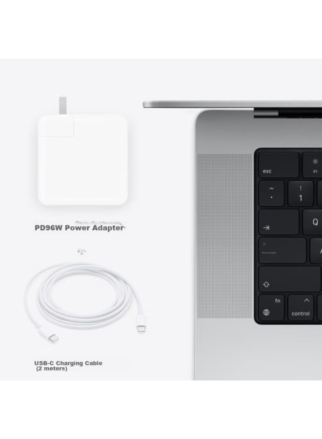 Mryc شاحن لابتوب أبل Mryc، محول طاقة USB-C PD 96W، متوافق مع ماك بوك برو 14/16 بوصة، A2141، A2179، A2166 - Image 1