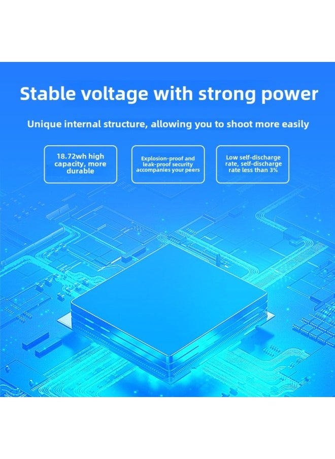 For Shenniu VB18 Universal Lithium Battery VB19 Yake V850II V860II2 Generation Top Flash Battery-Color:Suitable For Godox Vb26 Battery