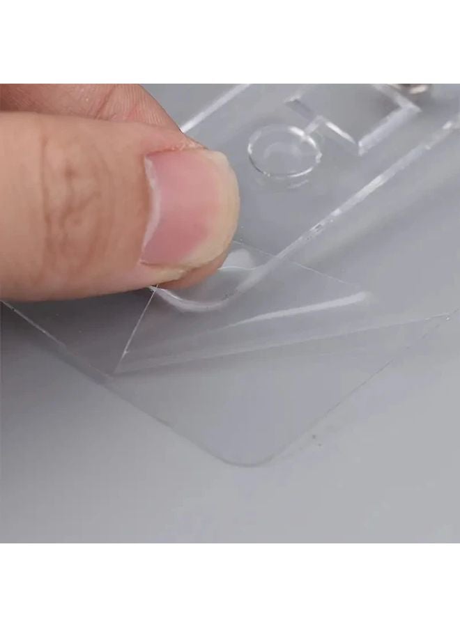 15pcs Transparent Self Adhesive Wall Hooks No Drilling Needed for Home Office - Image 2