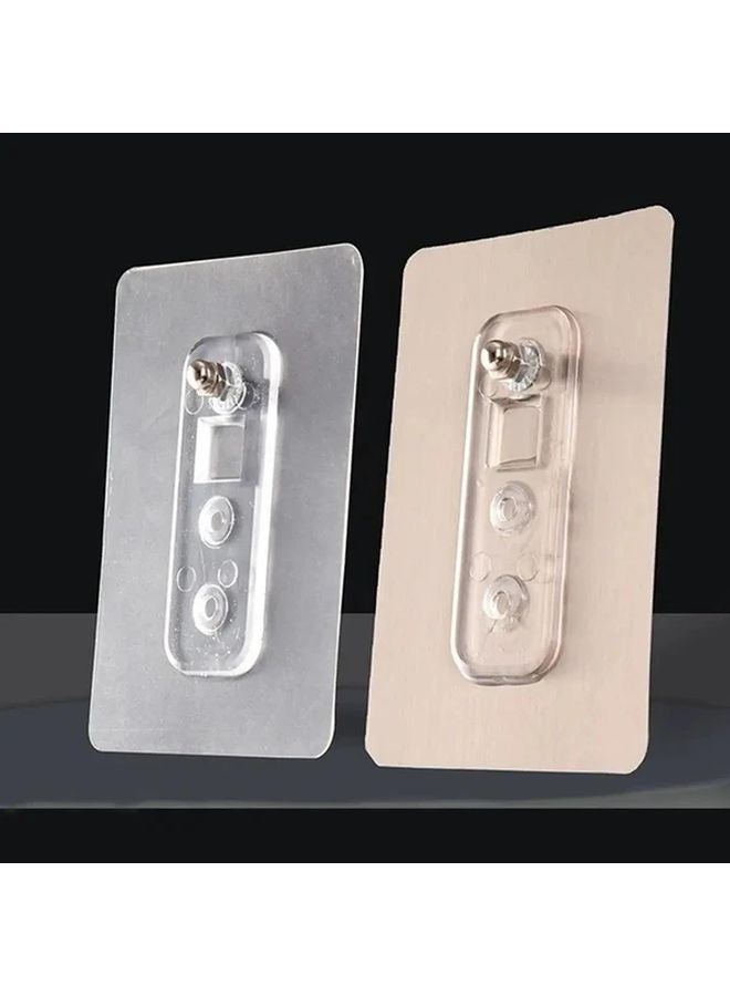 15pcs Transparent Self Adhesive Wall Hooks No Drilling Needed for Home Office - Image 3