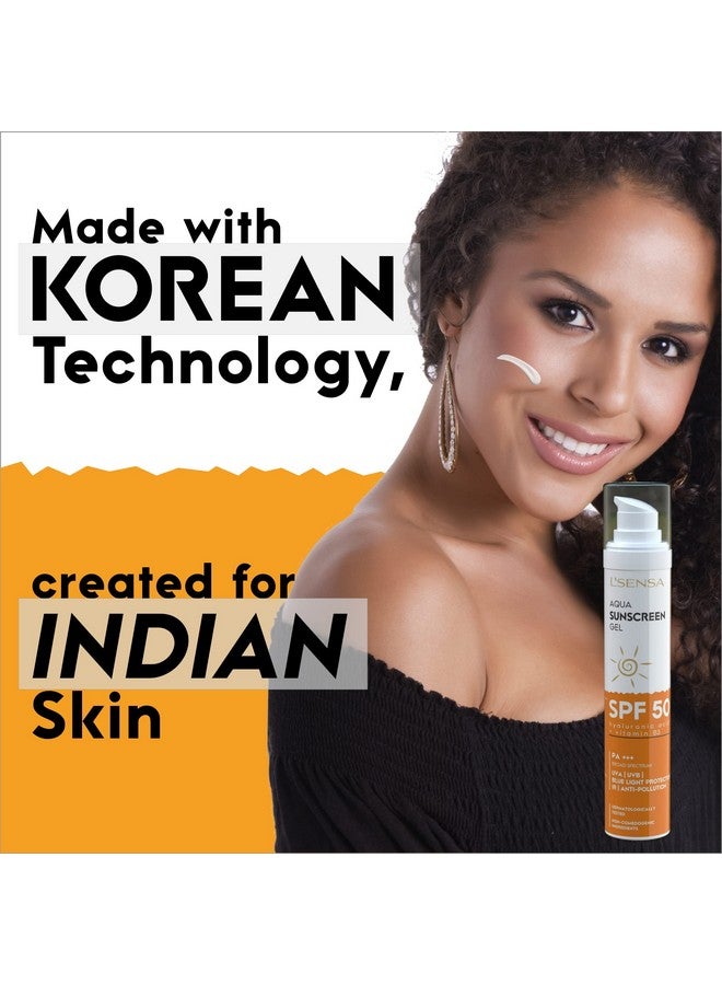 L'SENSA Sunscreen Spf 50 P+++, (Pack Of 2) 6Hr Sun Protection & Waterproof, Made With Korean Technology, Free From Oxybenzone, For Oily, Sensitive & Ace Prone Skin, Make-Up Friendly For Women & Men  - Image 3