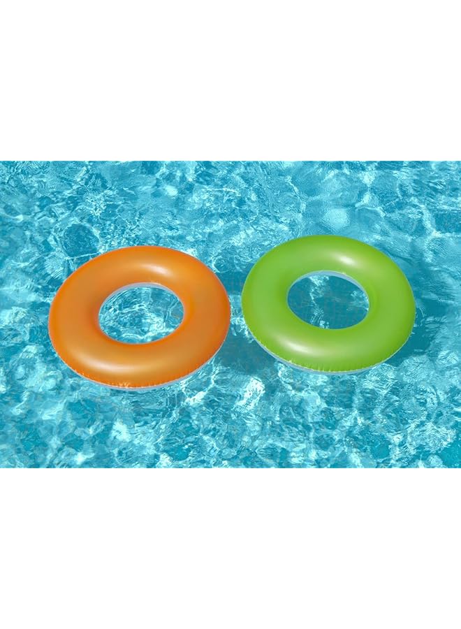 Bestway Swim Ring For Unisex 91Cm Green - Image 4