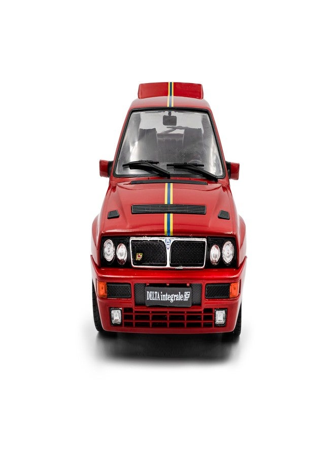 Solido 1:18 Scale Lancia Delta Hf Integrale Edizione Finale Red 1995 - Reference Samples Diecast Model Car S1807807 - Image 2