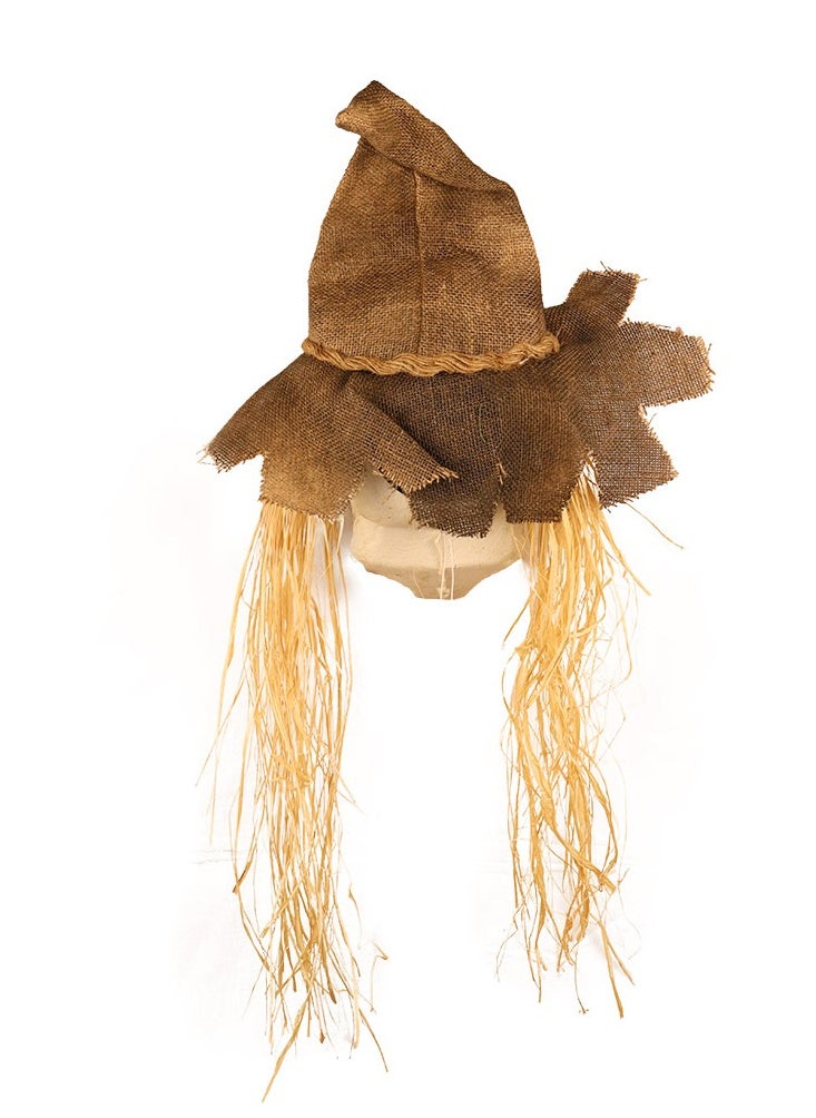 MAD TOYS - 27 Inch Creepy Hanging Light-Up Scarecrow Head Halloween Decoration - Image 1