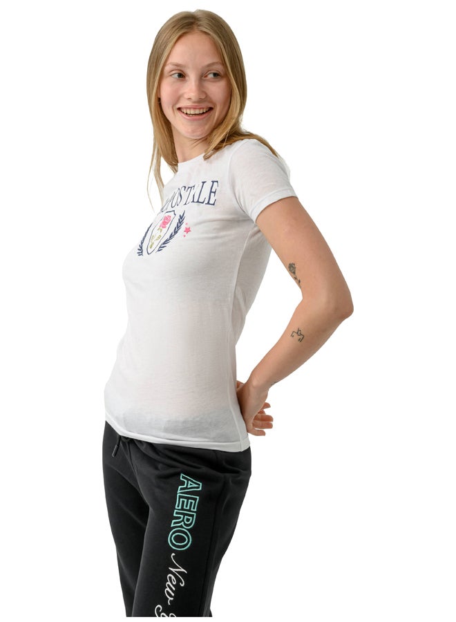 Aeropostale تي شيرت AEROPOSTALE ROSE CREST GRAPHIC - Image 2