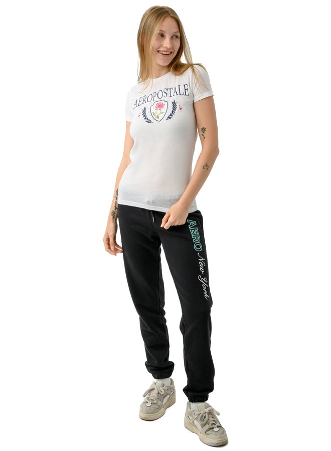 Aeropostale تي شيرت AEROPOSTALE ROSE CREST GRAPHIC - Image 3