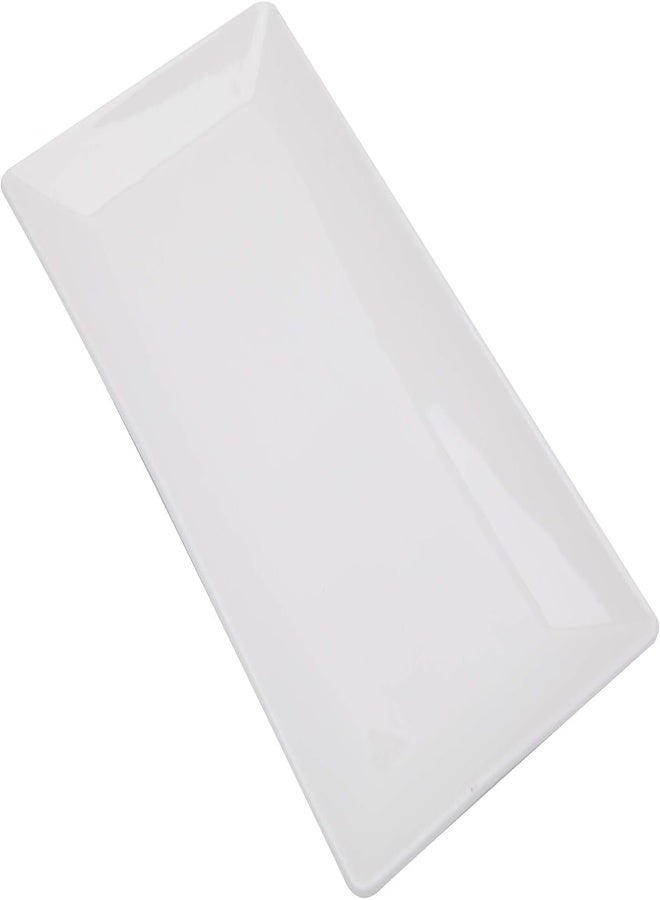 AKDC Foraineam 4 Pack Porcelain Serving Platters 10-1/4 X 5 Inch Rectangular Serving Trays, Dessert, Appetizer, Salad Side Plates - Image 2