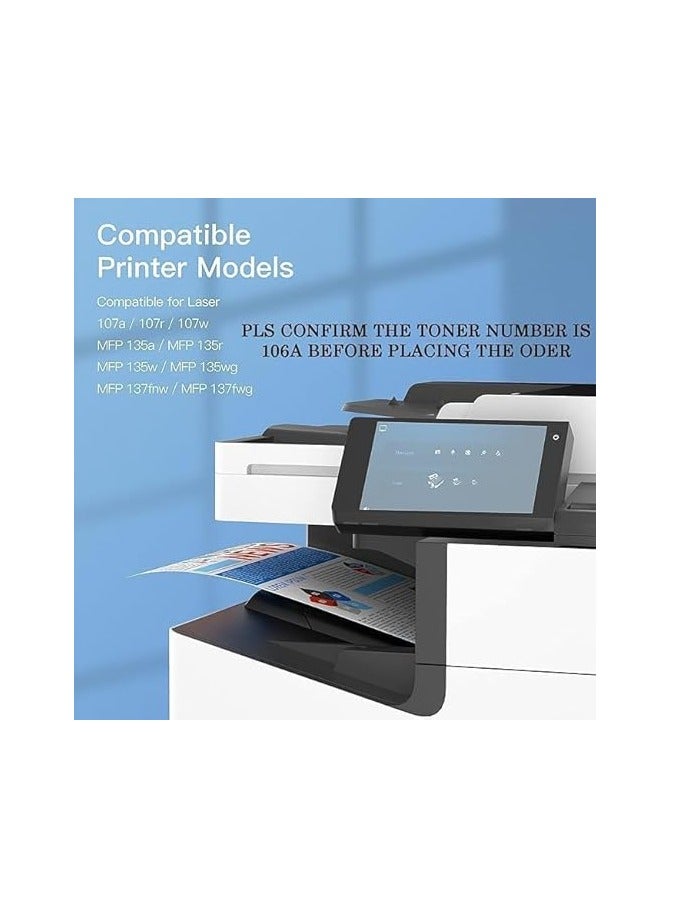 Terabyte 106A Compatible Toner Cartridge W1106A for Laser 107 MFP135 MFP137 - Image 2