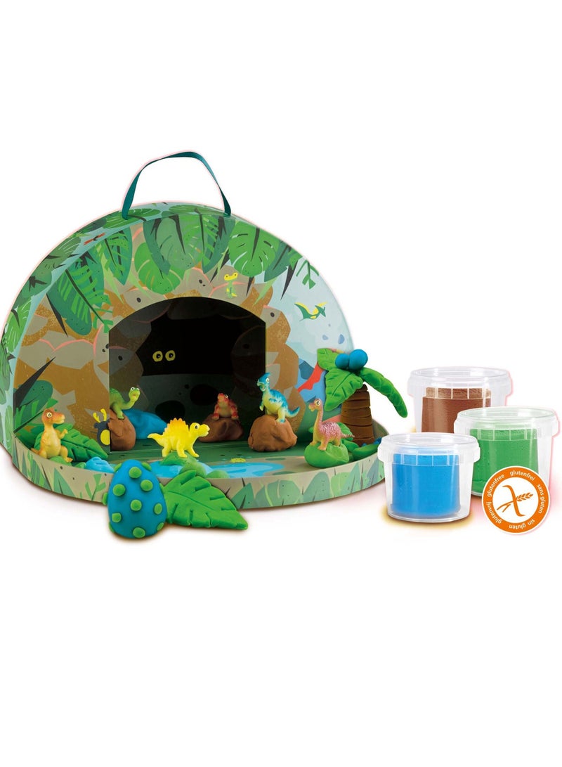 SES - Dino World Suitcase With 3 Dough - 00427 - Image 2