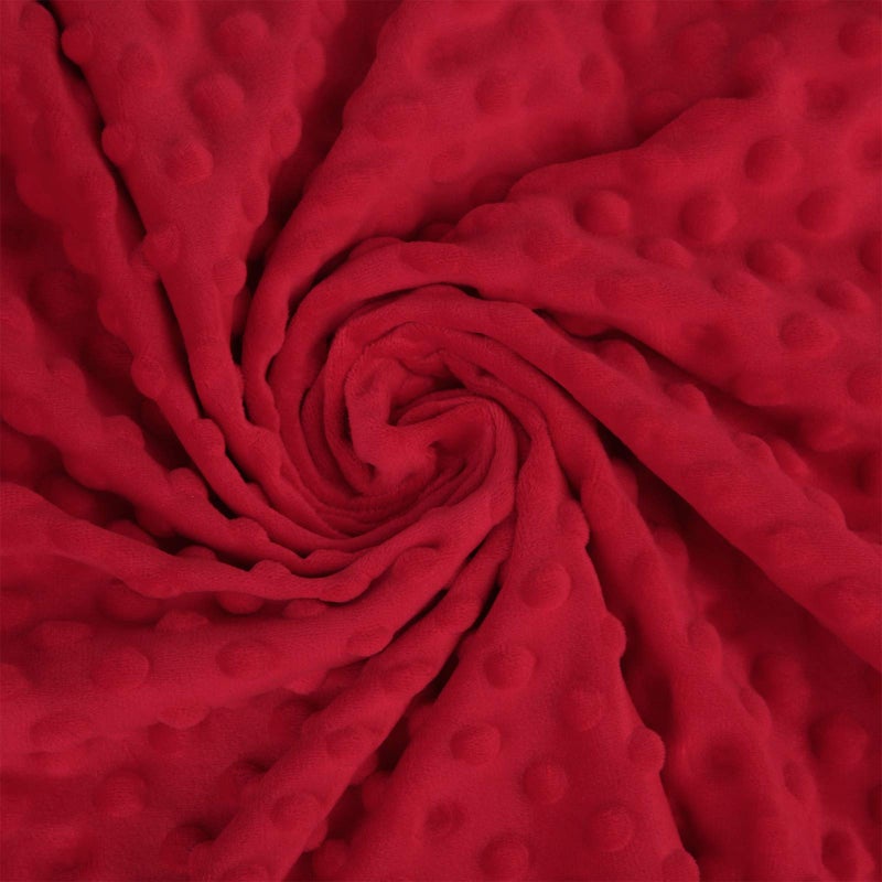 Pro Goleem Baby Soft Minky Dot Blanket with Silky Satin Backing Baby Gifts for Boys and Girls (Red, 30’’ x 40’’) - Image 5