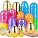 Duchong 36 Count 315 Plastic Easter Eggs 30 Pcs Empty Suprise Eggs 6 Pcs Golden Eggs Bulk Fillable Eggs with Hinge for Easter Hunt Basket Stuffers Fillers Easter Party Favor Decorations - Image 2