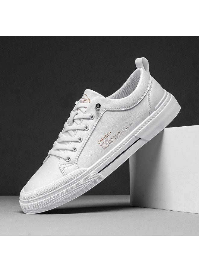 CARTELO Hot Item【ultra-thin & Skin-friendly】men's Casual Sneakers, Breathable Canvas Shoes, Versatile Leisure Sports Shoes, White Sneakers For Men - Image 2