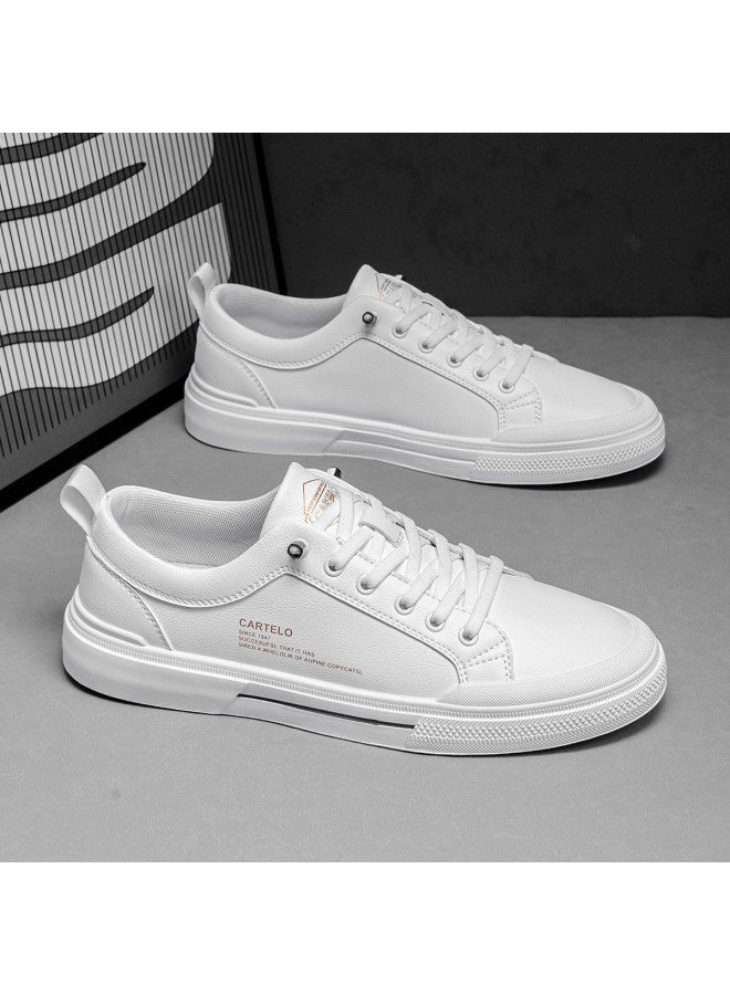 CARTELO Hot Item【ultra-thin & Skin-friendly】men's Casual Sneakers, Breathable Canvas Shoes, Versatile Leisure Sports Shoes, White Sneakers For Men - Image 3