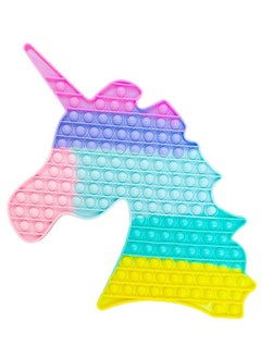 برايم بي جافاودان Prime Push Pop Bubble Fidget Unicorn Shape غير سامة للتخلص من الإجهاد من السيليكون  - Image 1